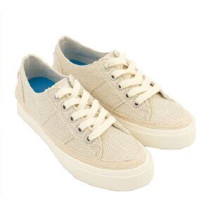 Blowfish Jiney Womens Lace-up Beige Cushioned Trainer Sneaker Shoes Size 9 NWOB